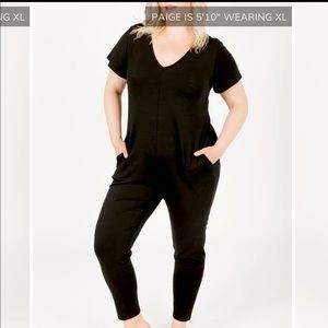 Smash & Tess Sunday Romper in Midnight Black XL